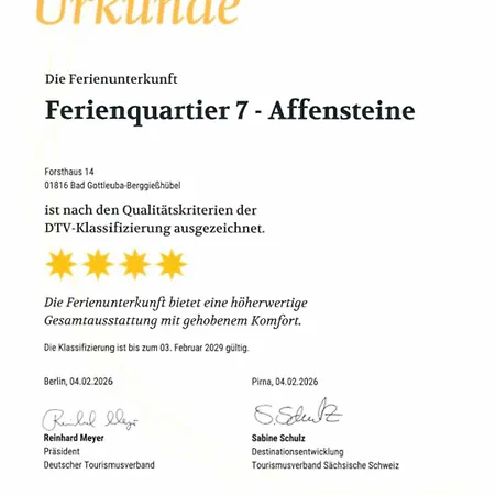 Appartement Ferienquartier- Forsthaus Bad Gottleuba